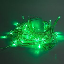  Гирлянда внутренняя нить 6 метров, 60 диодов, зеленый 