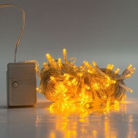  Светодиодная гирлянда IDSL-100L-10m-Yellow (Нить/Внутренняя) 