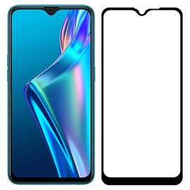  Стекло защитное Full Glue Premium Krutoff для OPPO A12/A12s черное 