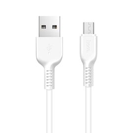  Дата-кабель HOCO X20 Flash micro 1м (белый) 