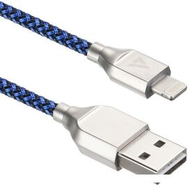  Дата-кабель ACD-Titan ACD-U927-P5L Lightning нейлон 1м сине-черный 