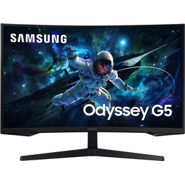  Монитор Samsung Odyssey G5 Curved 27" 2K 2560x1440 165Hz VA Quad 1ms HDMI DP USB 300cd Ex Cur черный S27CG550EI (LS27CG550EIXCI) 