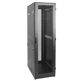  Шкаф серверный ЦМО (ШТК-М-42.6.10-44АА-9005) напольный 42U 600x1000мм пер.дв.перфор. задн.дв.перфор. 2 бок.пан. 550кг черный 855мм 121кг 180град. 2030 