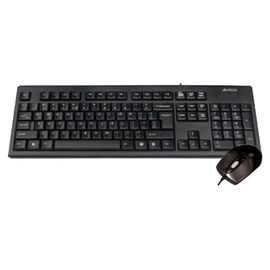  Клавиатура + мышь A4TECH KRS-8372 клав:черный мышь:черный USB 