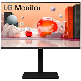  Монитор LG 24BA450-B.ARUQ Black 23.8" с поворотом экрана IPS, 1920x1080, 5 ms, 178°/178°, 250 cd/m, 1300:1, +HDMI, +DP,MM 