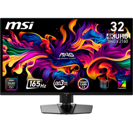  Монитор MSI MAG 322UP E16 (9S6-3DD29A-048) Black QD-OLED, 3840x2160, HDMI+HDMI+DP, 0.03 ms, 178°/178°, 250 cd/m, 1500000:1, 165Hz 