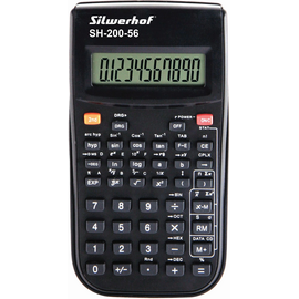  Калькулятор научный Silwerhof SH-200-56 черный 
