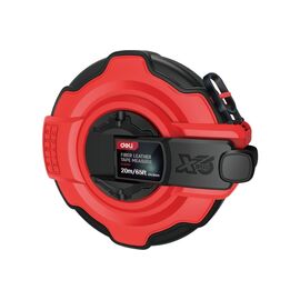  Мерная лента Deli DL9920Y 20мх14,5мм, ударопрочный корпус с резиновыми вставками, полотно из стекловолокна и ПВХ, увеличенная скорость сматывания ле 