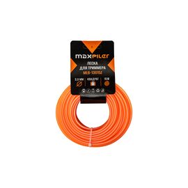  Леска для триммера Maxpiler MLB-13015Z 3.0MM*15M, квадрат (бело-оранжевая) картон 