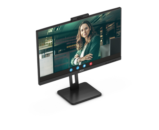  Монитор AOC Q27P3QW Black 27" с поворотом экрана (IPS, 2560x1440, 75Hz, 4 ms, 178°/178°, 350 cd/m, 20M:1, +2xHDMI 1.4) 