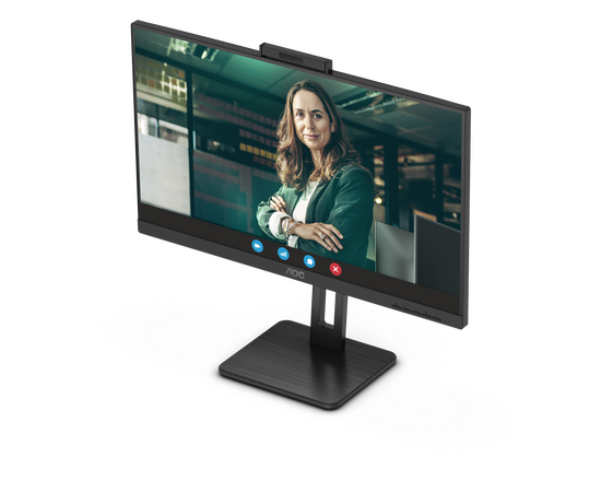  Монитор AOC Q27P3QW Black 27" с поворотом экрана (IPS, 2560x1440, 75Hz, 4 ms, 178°/178°, 350 cd/m, 20M:1, +2xHDMI 1.4) 