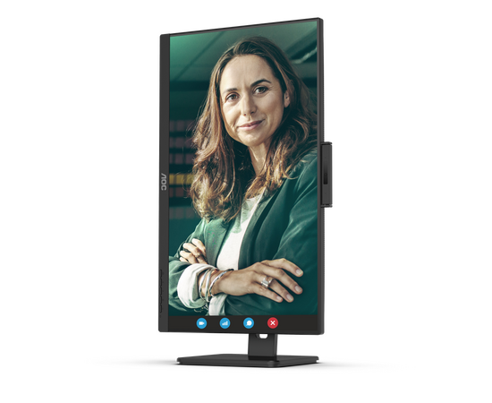  Монитор AOC Q27P3QW Black 27" с поворотом экрана (IPS, 2560x1440, 75Hz, 4 ms, 178°/178°, 350 cd/m, 20M:1, +2xHDMI 1.4) 