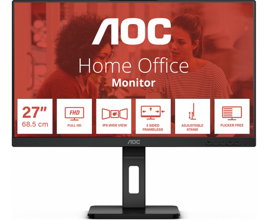  Монитор AOC 24E3QAF черный 