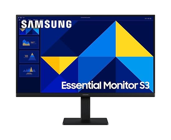  Монитор Samsung Essential S3 24" FHD 1920x1080 iPS 100Hz 5ms 250cd 16:9 D-Sub HDMI FreeSync External Vesa S24D300GAI (LS24D300GAIXCI) 