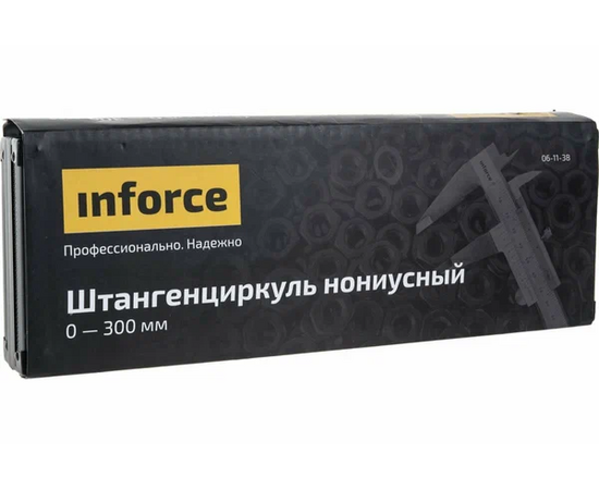  Штангенциркуль Inforce 06-11-38 0-300мм/0-12"*0.05мм/1/128" 